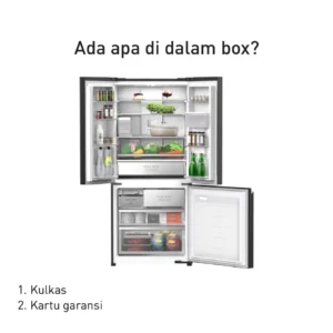 panasonic nr cw530xmms multidoor prime freeze + nanoe x dark mirror garansi resmi original