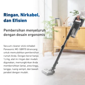 panasonic mc sbr70k946 vacuum cleaner penyedot debu cordless vacum garansi original resmi