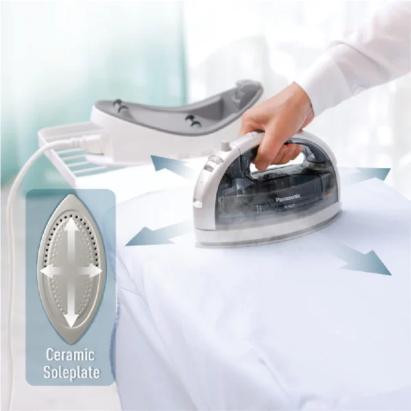 panasonic ni wl31lsr cordless steam iron pink gold garansi resmi original