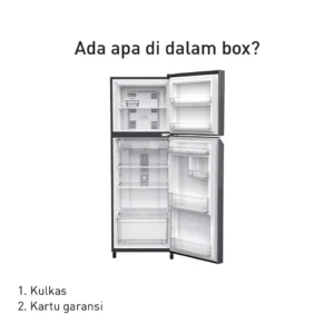 panasonic nr bb200v h kulkas 2 pintu inverter glory grey garansi resmi original