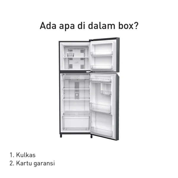 panasonic nr bb200v h kulkas 2 pintu inverter glory grey garansi resmi original