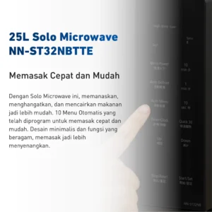 panasonic nn st32nbtte microwave [25 l] garansi resmi original