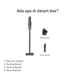 panasonic mc sbm20h546 cordless stick vacuum cleaner grey garansi resmi original