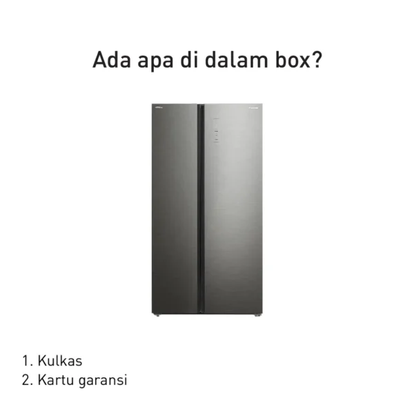panasonic nr sc631bghd kulkas side by side infinite inverter glass garansi resmi original