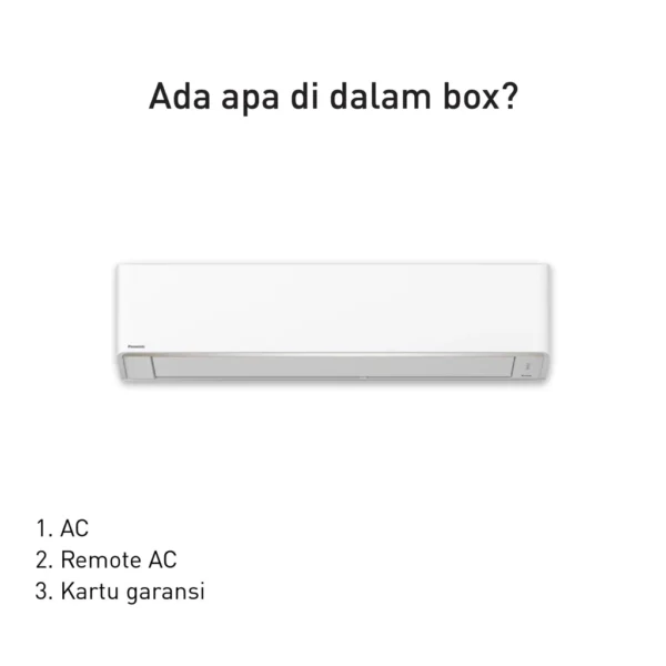 panasonic cs/cu pu24akj ac standard inverter [2.5 pk] garansi resmi original