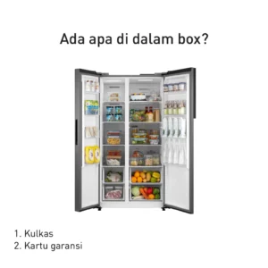 panasonic nr sc631bwsd kulkas side by side infinite inverter silver garansi resmi original