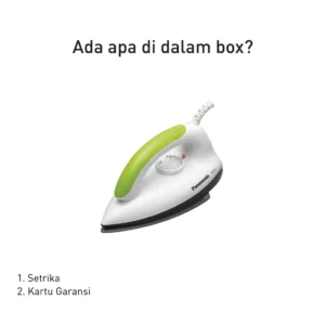 panasonic ni 317txsr dry iron lime green garansi resmi original
