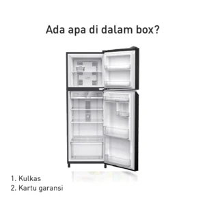 panasonic nr bb211q pk kulkas 2 pintu inverter + prime fresh black garansi resmi original
