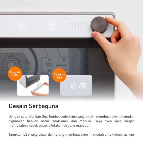 panasonic nu sc280wtte convection steam cubie oven [31 l] garansi resmi original