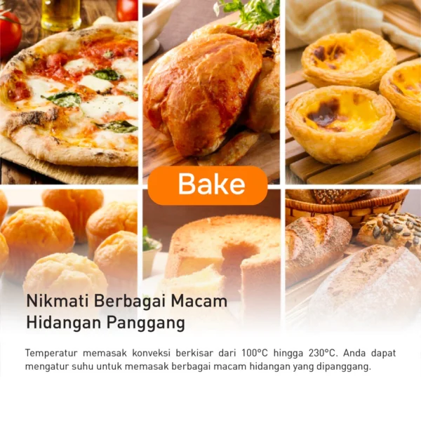 panasonic nu sc180btte oven steam convention [20 l] garansi resmi original