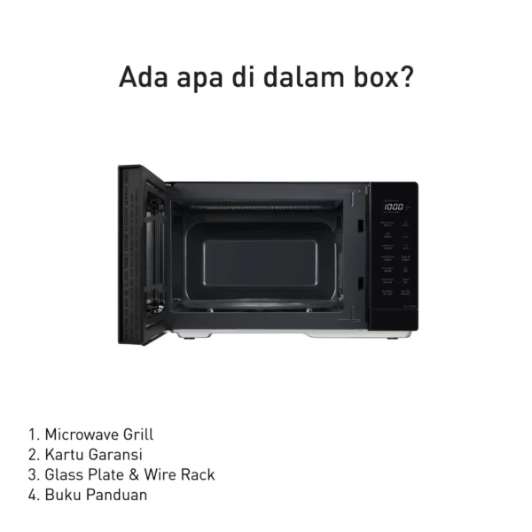 panasonic nn gt35nbtte microwave grill series [24 l] garansi resmi original