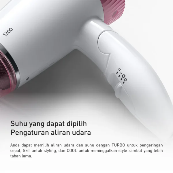 panasonic eh nd56 p415 hair dryer 3 speed selections pink garansi resmi original