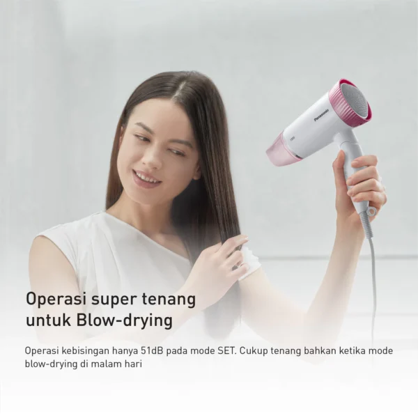 panasonic eh nd56 p415 hair dryer 3 speed selections pink garansi resmi original