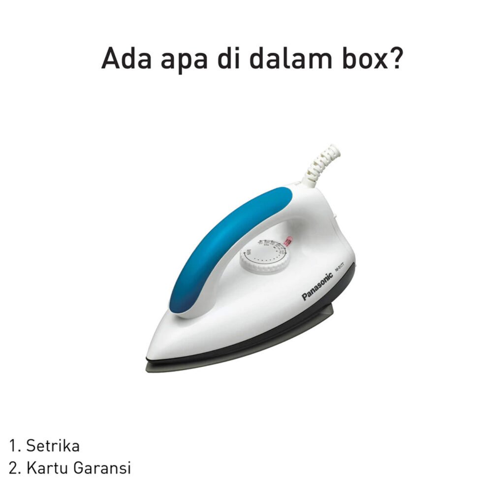 panasonic setrika listrik ni 317 t original garansi resmi warna boleh request