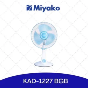 kipas angin miyako kad1227bgb kipas angin dinding & meja desk fan 12in 2in1 jaring besi garansi resmi original