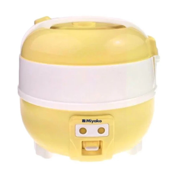 magic com miyako mcm610 rice cooker 1 liter magic warmer plus 3in1 kuning garansi resmi original