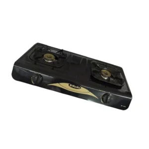 kompor gas miyako kg 302c [2 tungku] kg302c bahan ceflon anti gores garansi resmi original