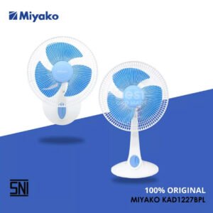 kipas angin miyako kad1227bpl kipas angin dinding & meja 2 in 1 kad 1227b 12 inch garansi resmi original