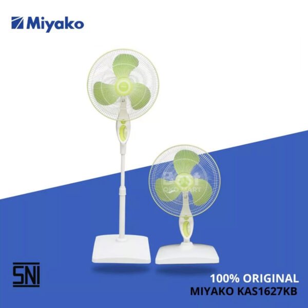 kipas angin miyako kas1627kb / stand fan 1627kb [16inch] garansi resmi original