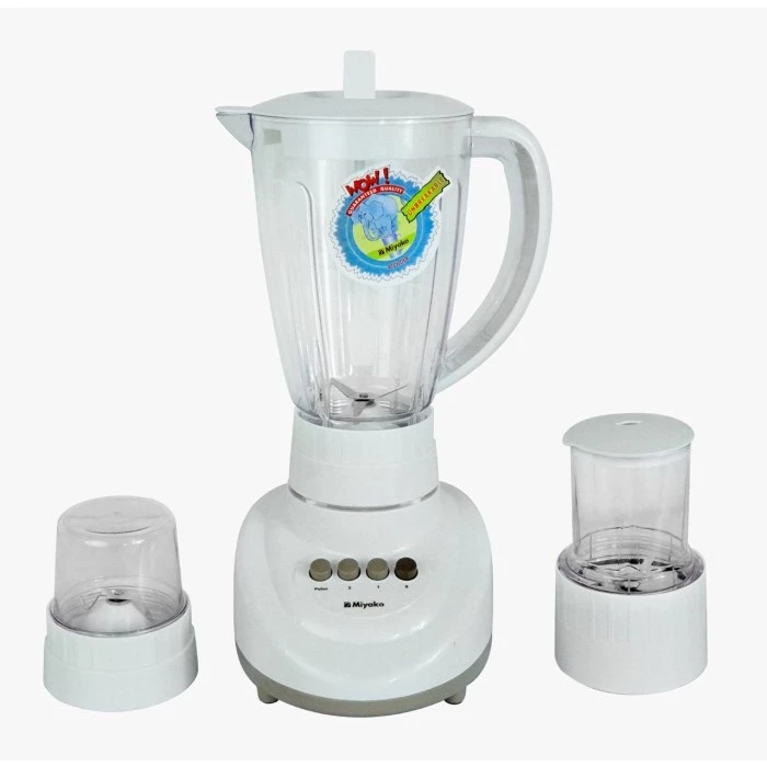 blender miyako bl152pf/apw plastik 1.5l 3in1 300w white garansi resmi original