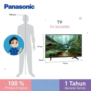 panasonic th 32ls600g smart android led tv [32 inch] garansi resmi original