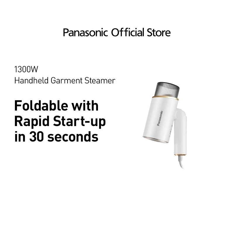 panasonic ni ghf025wsr foldable handy steamer white garansi resmi original