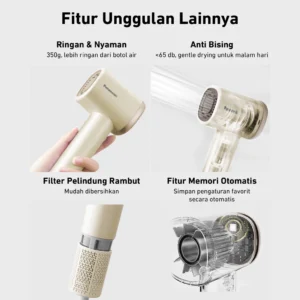 panasonic eh ne6m c443 hair dryer ionity / pengering rambut garansi resmi original