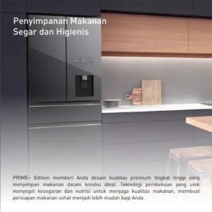 panasonic nr yw590ymms multidoor prime freeze + nanoe x dark mirror garansi resmi original