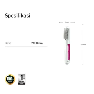 panasonic eh ke46vp415 ion styling brush + 3 attachments white garansi resmi original