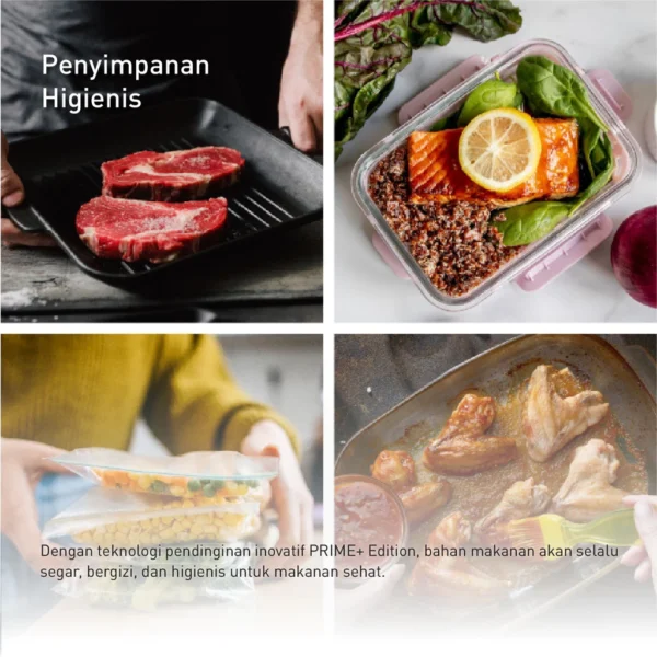 panasonic nr yw590ymms multidoor prime freeze + nanoe x dark mirror garansi resmi original