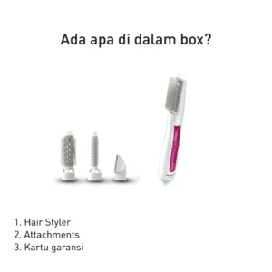 panasonic eh ke46vp415 ion styling brush + 3 attachments white garansi resmi original