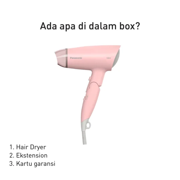 panasonic eh nd37 p415 hair dryer basic series pink garansi resmi original