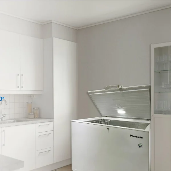 panasonic nr fc301m w chest freezer 300 liter garansi resmi original