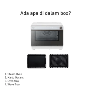 panasonic nu sc280wtte convection steam cubie oven [31 l] garansi resmi original