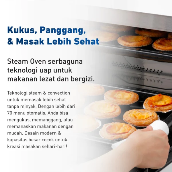 panasonic nu sc280wtte convection steam cubie oven [31 l] garansi resmi original