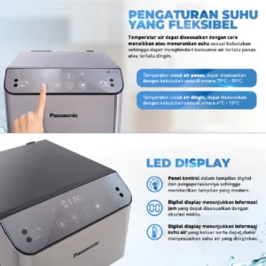 anasonic ny wdb91das touchless water dispenser bottom loading garansi resmi original