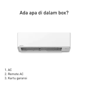 panasonic cs yu7bkj ac split inverter 3/4 pk | ecolite hemat listrik & anti karat putih garansi resmi original