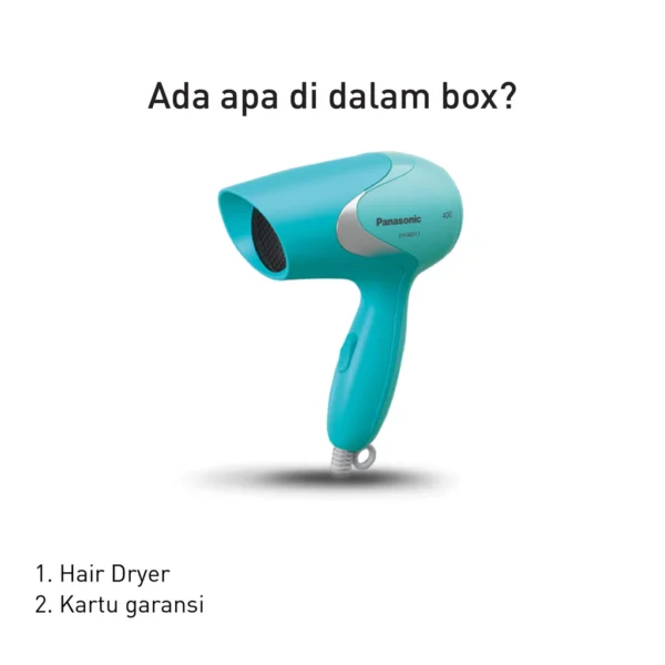 panasonic eh nd11 a415 hair dryer basic series [400 w] blue garansi resmi original