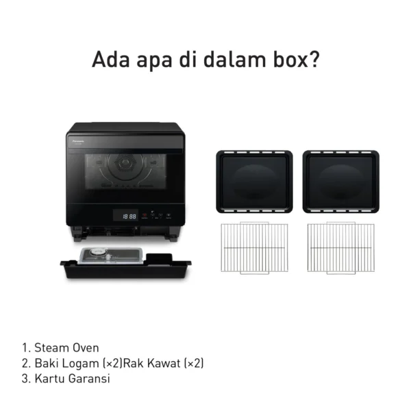 panasonic nu sc180btte oven steam convention [20 l] garansi resmi original