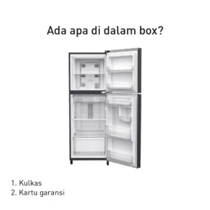 panasonic nr bn200v h kulkas 2 pintu eco inverter grey garansi resmi original