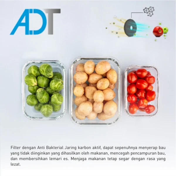 panasonic nr sc631bwsd kulkas side by side infinite inverter silver garansi resmi original