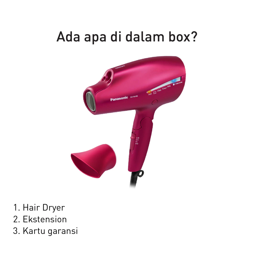 panasonic eh na98rp415 hair dryer nanoe series rouge pink garansi resmi original panasonic eh na98rp415 hair dryer nanoe series rouge pink garansi resmi original