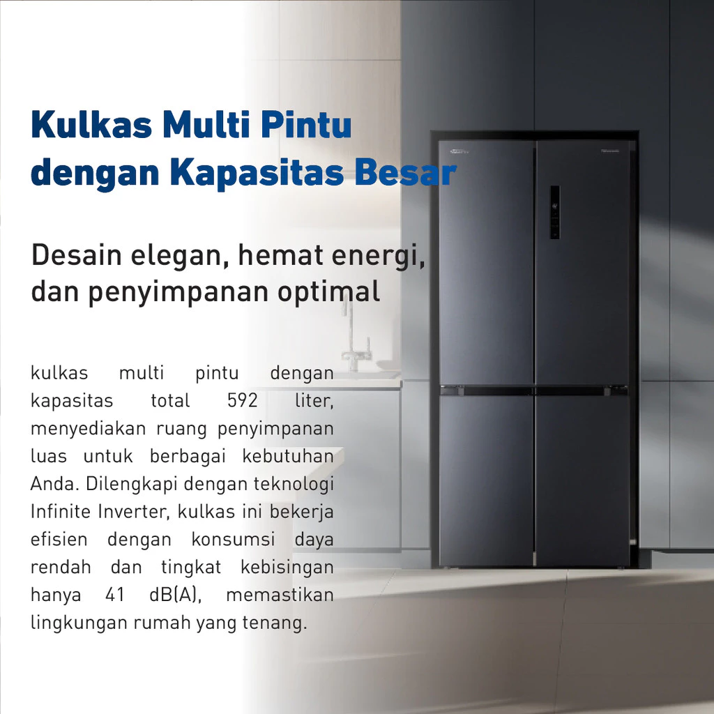 panasonic nr xc561cuzd kulkas multidoor inverter quattro black garansi resmi original panasonic nr xc561cuzd kulkas multidoor inverter quattro black garansi resmi original