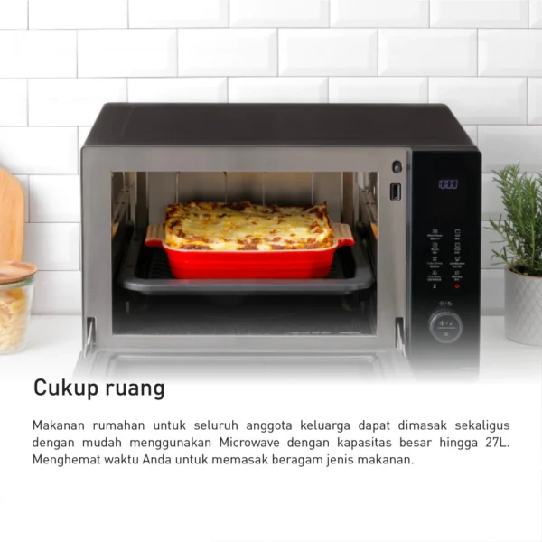 panasonic nn ds59nbtte multifunction steam grill microwave oven [27l] garansi resmi original