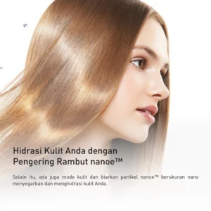 panasonic eh na45rp415 hair dryer nanoe series rouge pink garansi resmi original