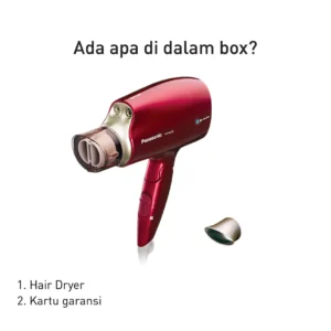 panasonic eh na45rp415 hair dryer nanoe series rouge pink garansi resmi original