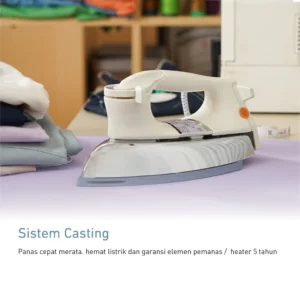 panasonic ni 22awtsr dry iron ivory garansi resmi original