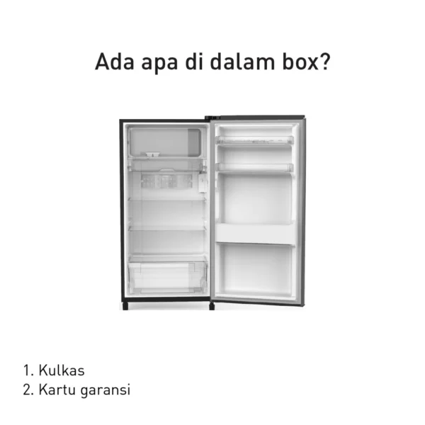 panasonic nr af191s pk kulkas 1 pintu [164 l] sparkling black garansi resmi original