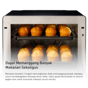 panasonic nu sc180btte oven steam convention [20 l] garansi resmi original