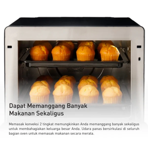 panasonic nu sc180btte oven steam convention [20 l] garansi resmi original